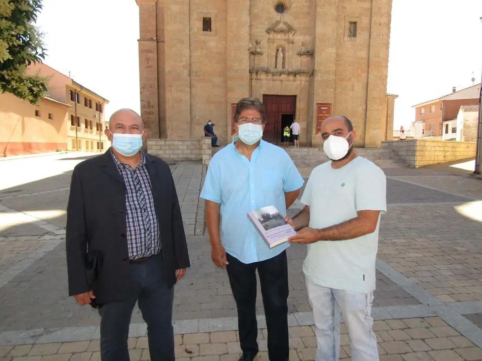 Ayto. Fuentesaúco. Carlos Javier de Carlos, José María Ramos y Eduardo Folgado Agosto 2021