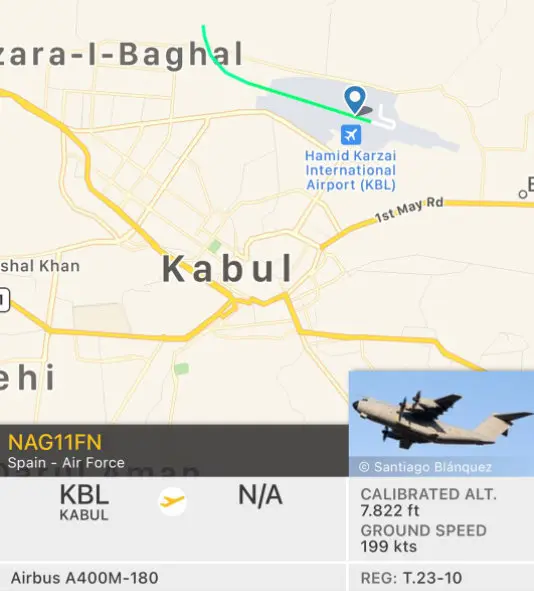 ahmad familia vuelo kabul