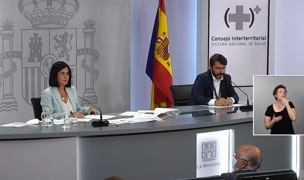 Rueda de prensa de Sanidad tras el Consejo Interterritorial