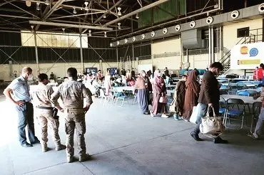Llegada de los primeros afganos repatriados