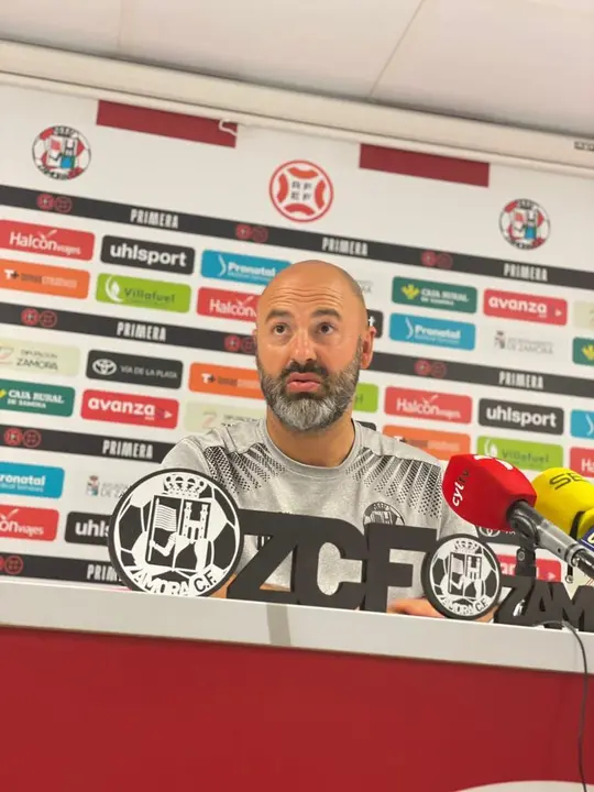David Movilla, entrenador del Zamora CF.