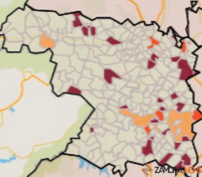Mapa de incidencia por ZBS