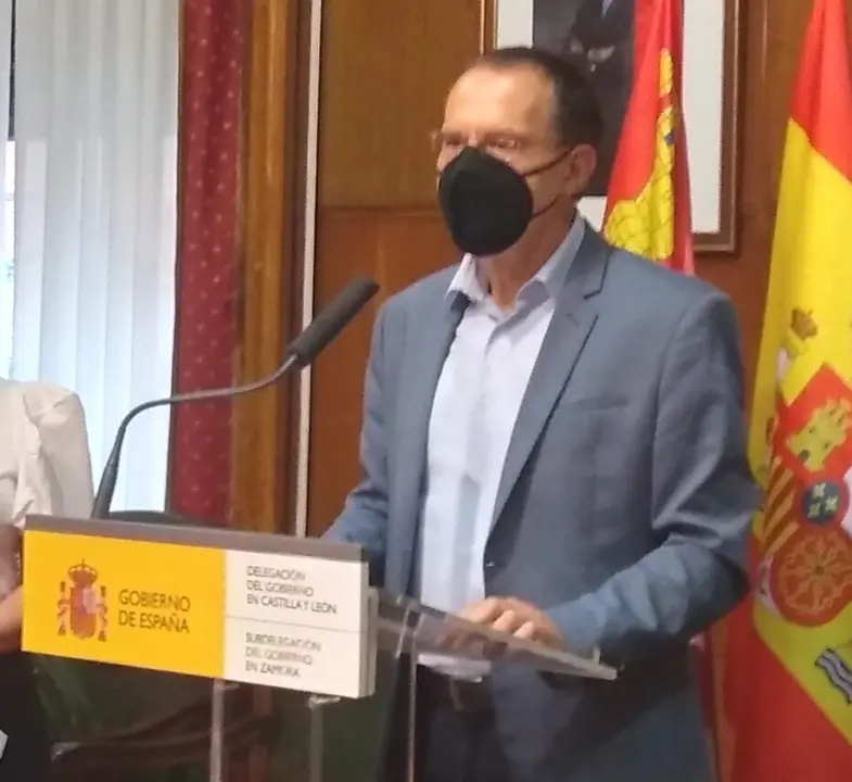 El subdelegado del Gobierno en Zamora, Ángel Blanco