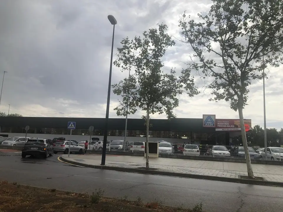 Aldi en la zona de Aldehuela