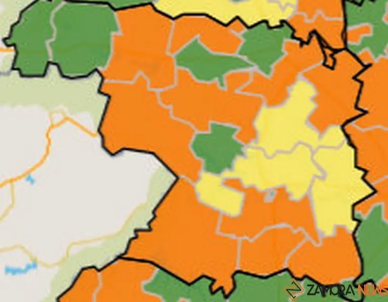Mapa de incidencia por ZBS