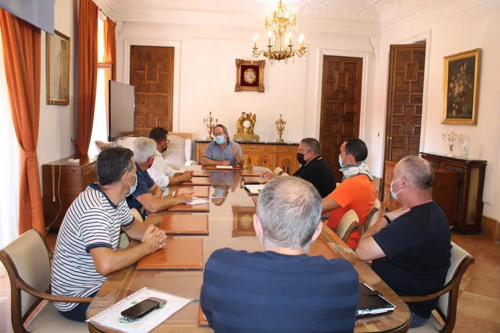 Reunión del Comité de Empresa de Zamora Limpia con el alcalde. Foto Ayuntamiento/Archivo