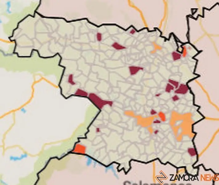 Mapa de municipios con la IA muy alta