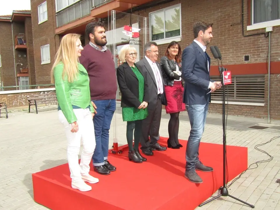 PSOE Zamora. Secretario General y Procuradores Cortes CyL