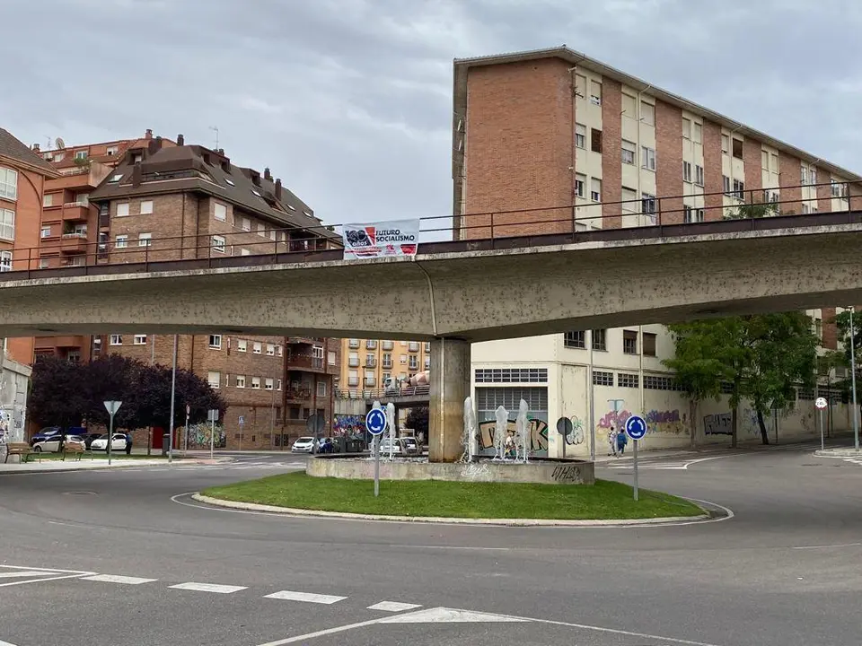 Rotonda vía del tren