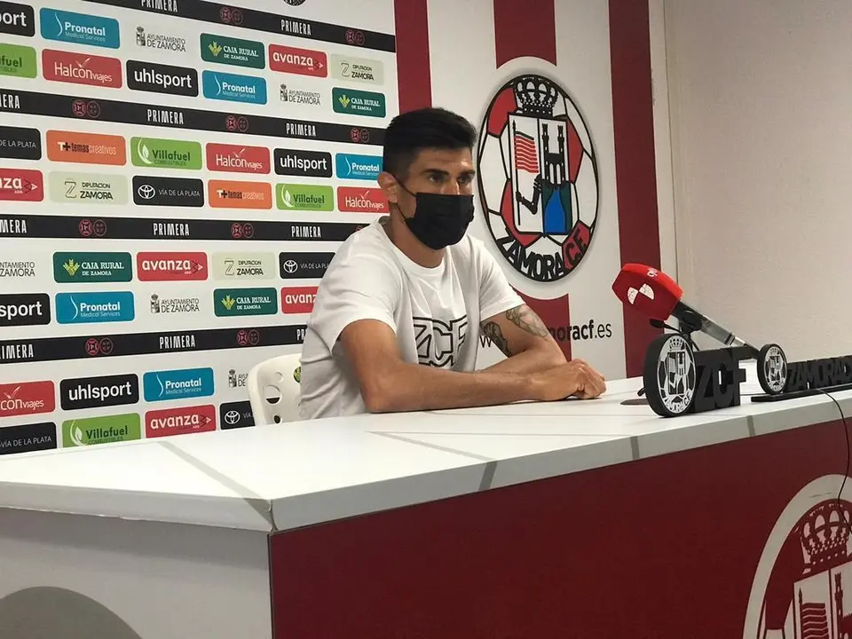 Xisco Campos, jugador del Zamora CF.