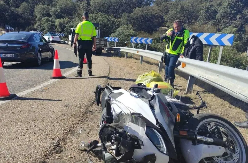 accidente moto, imagen archivo