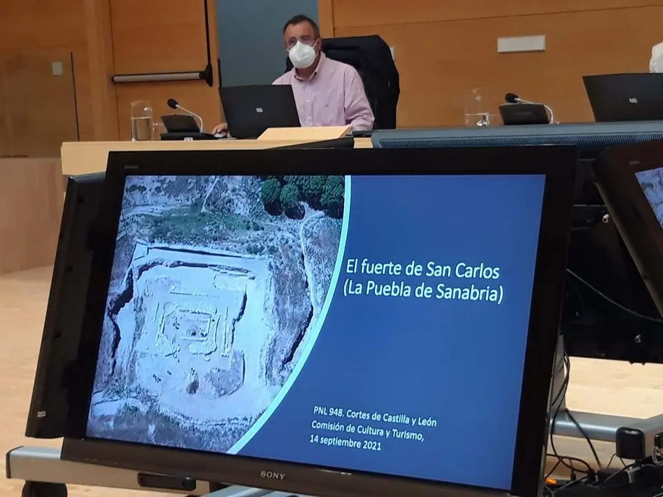 PSOE-Cortes CyL. JI Martín Benito en Comisión Cultura Fuerte San Carlos 14-09-2021