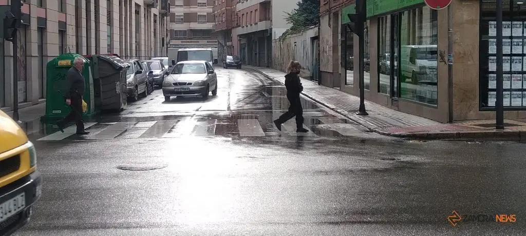Lluvia en Zamora