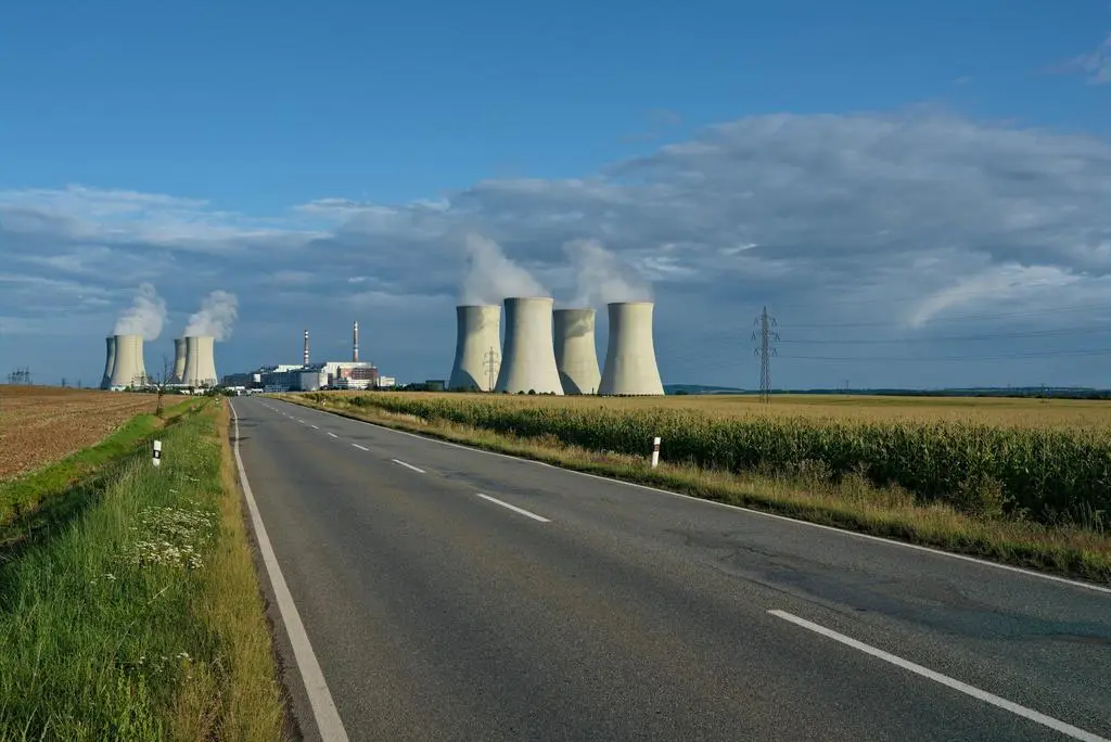 Foto de archivo energía nuclear