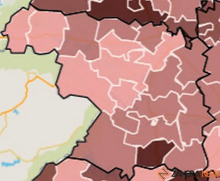 Mapa de mortalidad COVID por ZBS