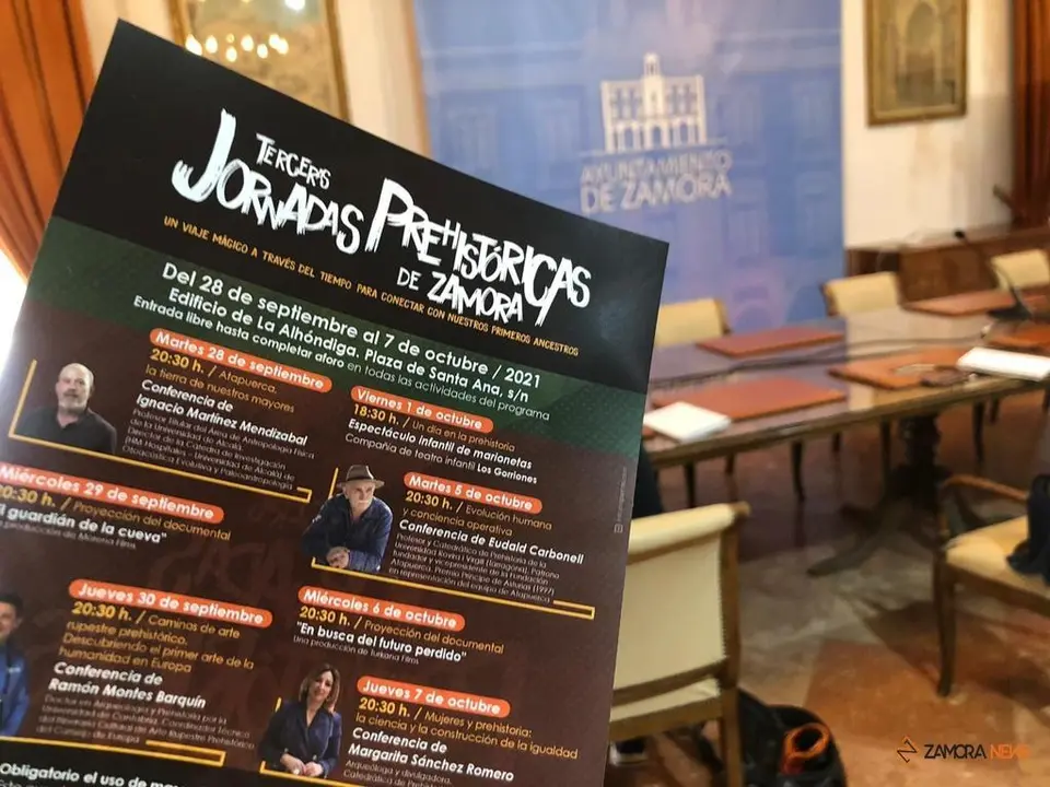 Cartel de las III Jornadas Prehistóricas