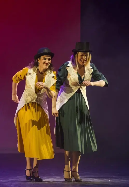 Las actrices Alba Frechilla y María Negro