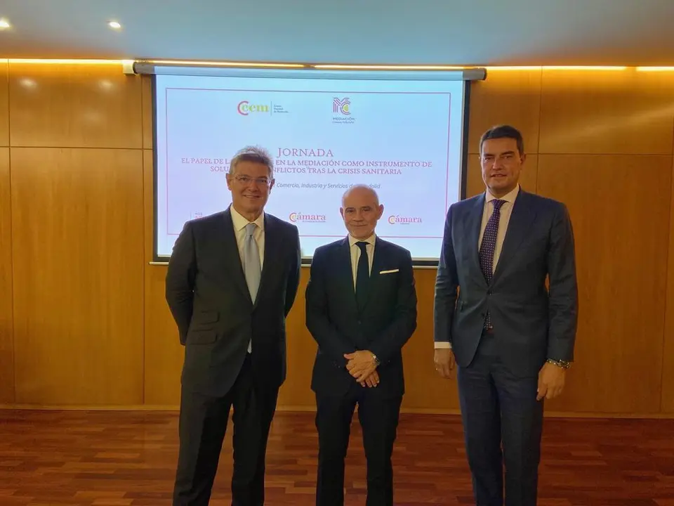 Rafael Catalá, Víctor Caramanzana y Ángel Ibáñez
