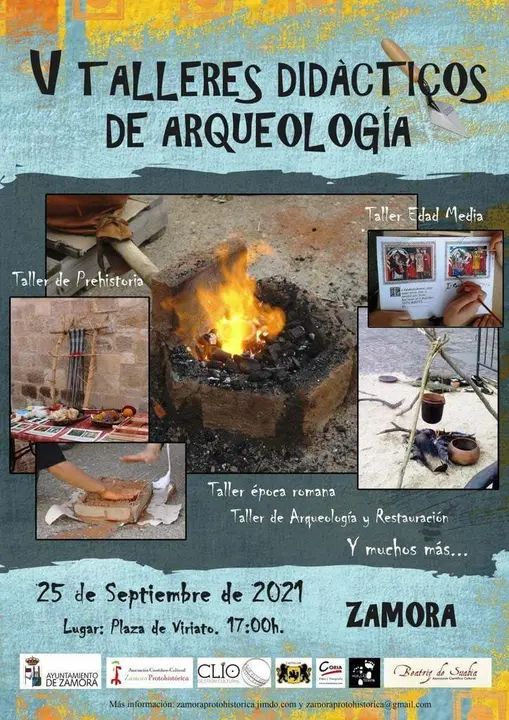 Cartel talleres didácticos arqueología