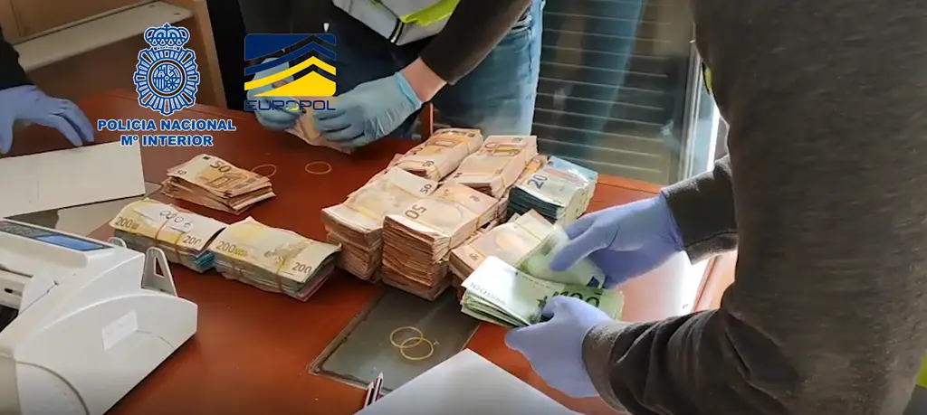Imágenes de la operación policial