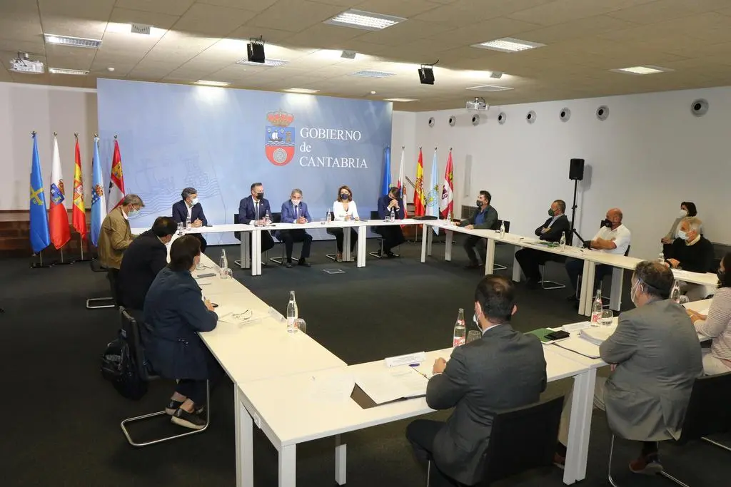 Reunión de coordinación entre Castilla y León, Cantabria, Galicia y Asturias