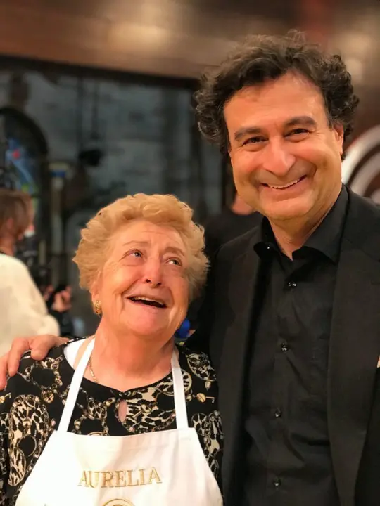 Aurelia Matellán con Pepe Rodríguez en MasterChef
