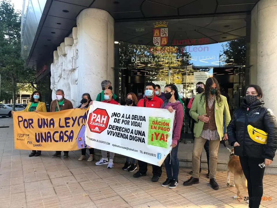 Protesta de la Plataforma de Afectados por la Hipoteca