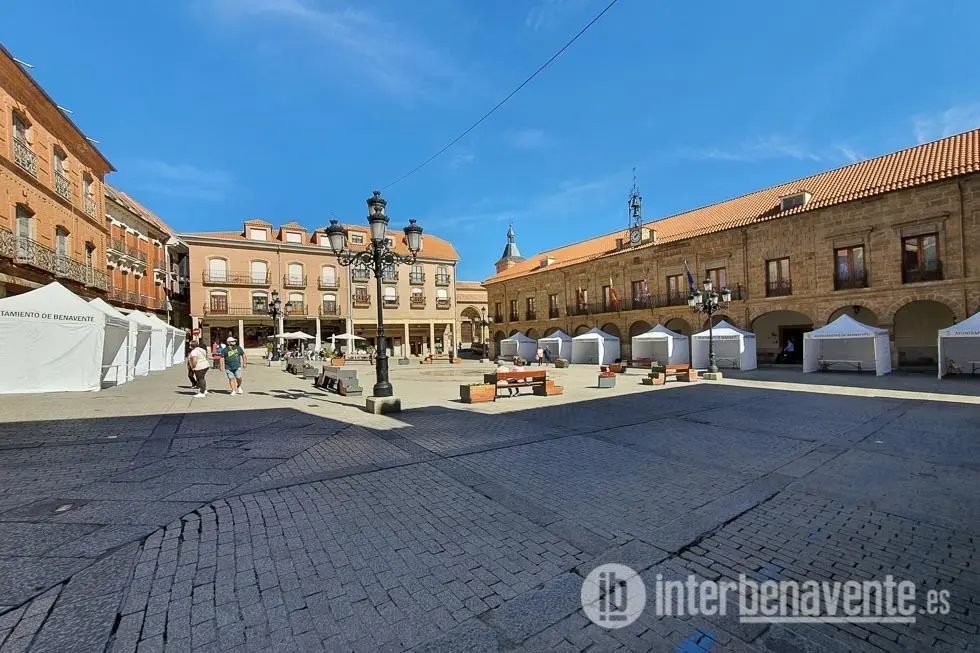 Plaza Mayor de Benavente. Foto Interbenavente