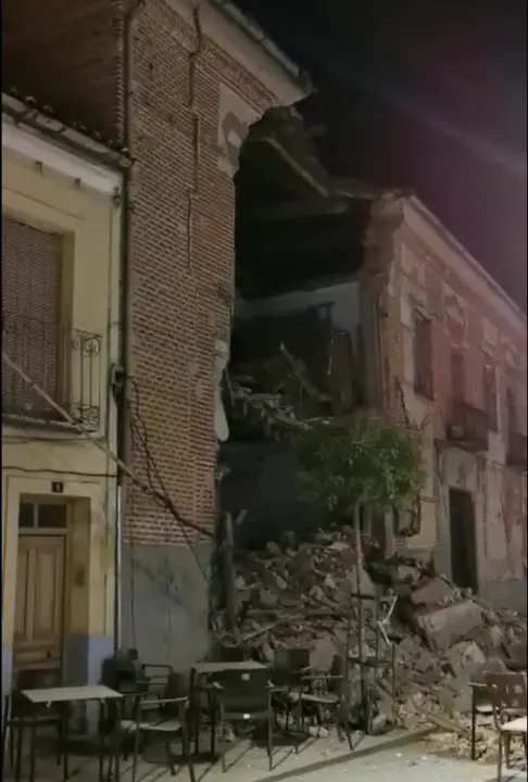 Derrumbe edificio Arévalo
