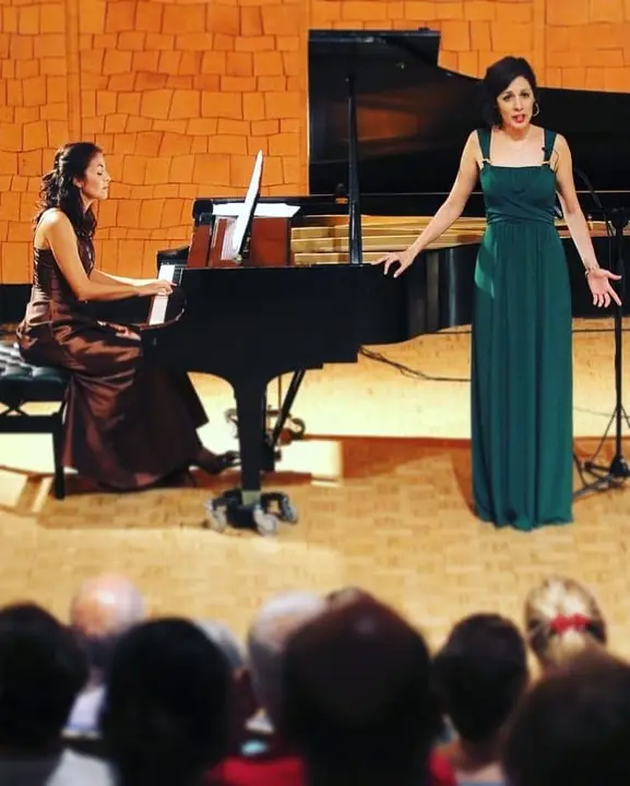 Elisa Rapado al piano