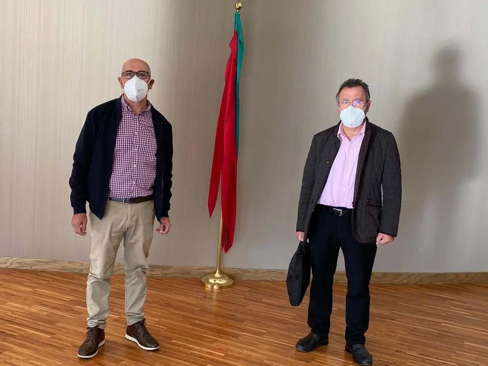 PSOE-Zamora. José Luis Salgado y José Ignacio Martín Benito en Cortes CyL 15-10-2021
