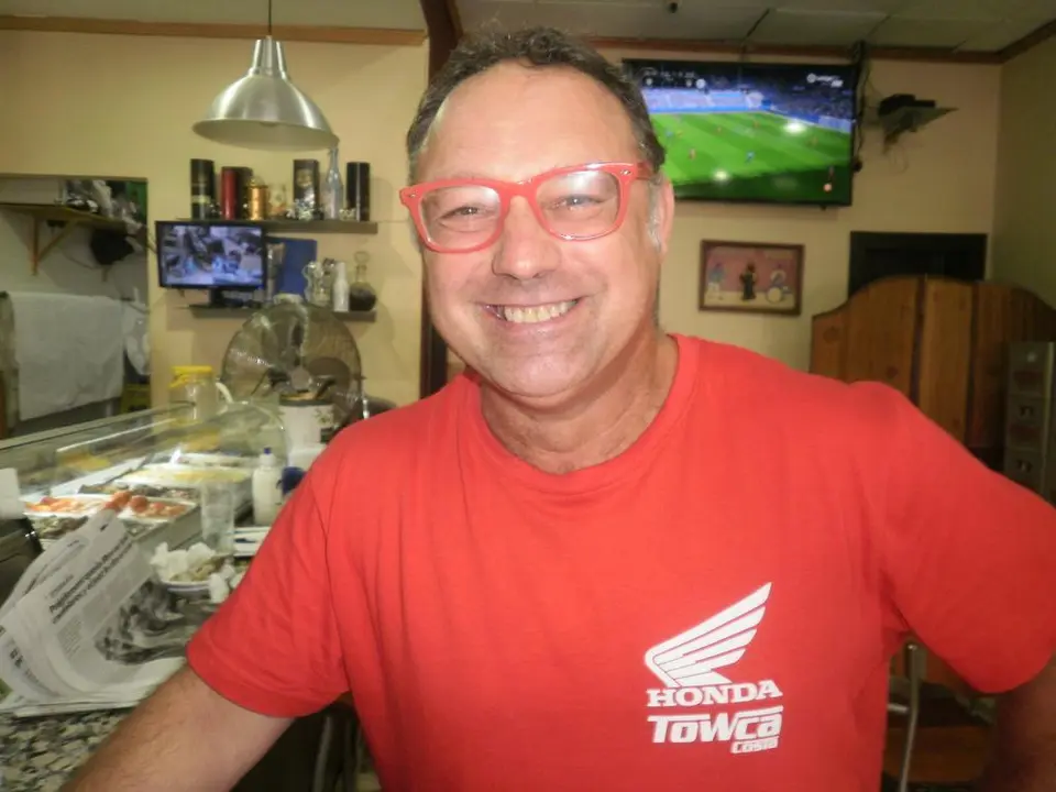 Jesús Antonio Fernández Olmedo, encargado de la ruta en bicicleta por la exclusión social