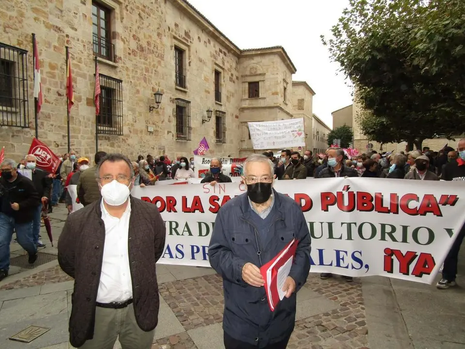 PSOE Zamora. 16-10-2021 Manifestación Movimiento en Defensa Sanidad Pública