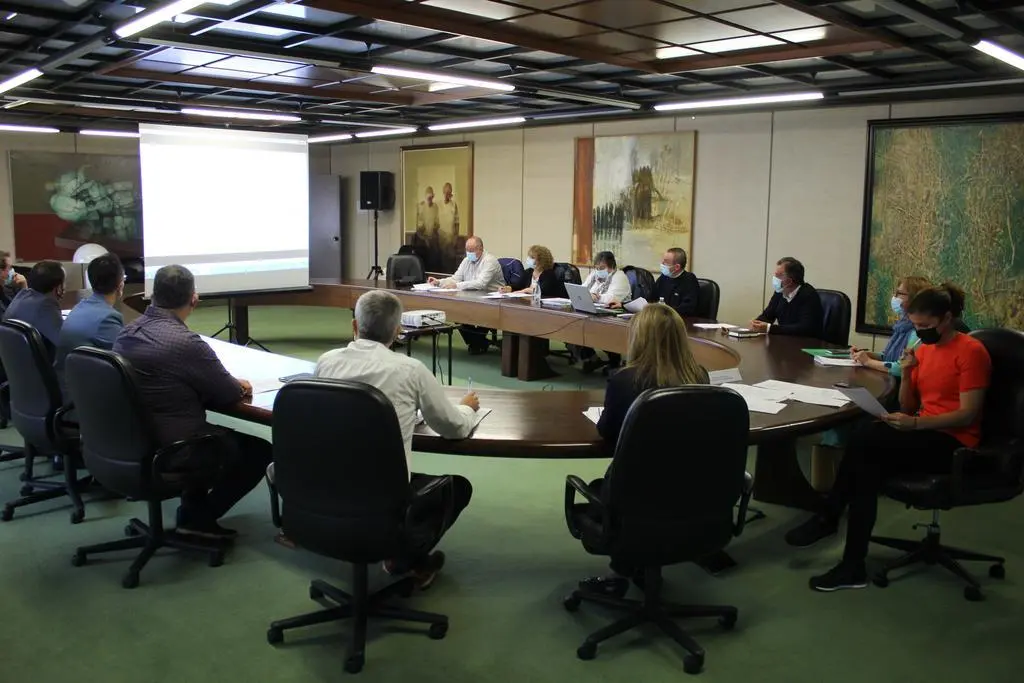 La delegada territorial Clara San Damían en la Comision de Patrimonio