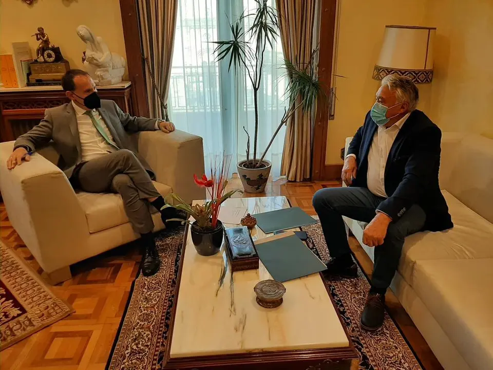 Reunión entre el Subdegelado del Gobierno y el presidente de la Asociación de Empresarios de Sayago