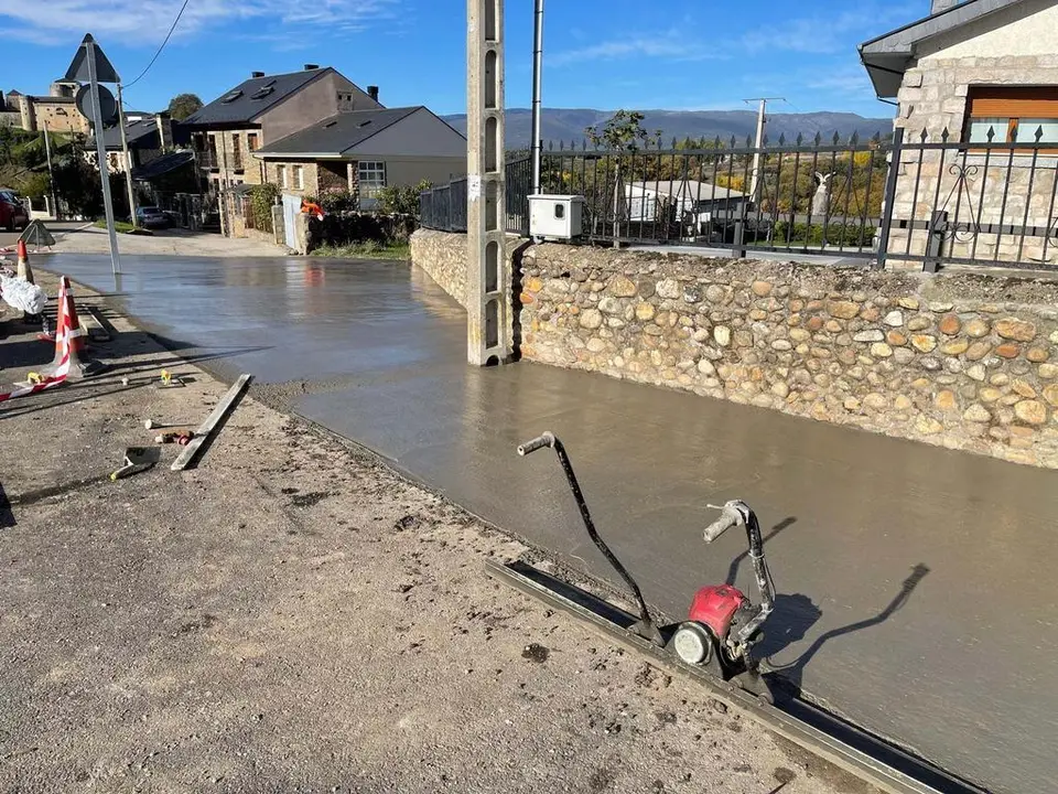 Puebla de Sanbria. Zona actuación en Av. Lago de Sanabria 22-10-2021