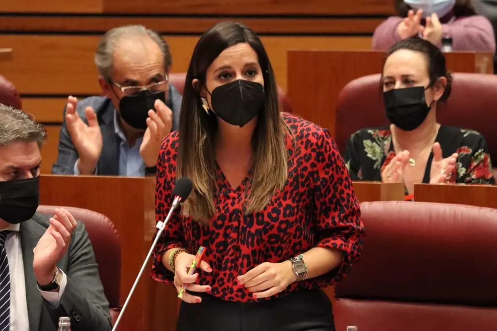 La Coordinadora de Familia del Grupo Socialista en las Cortes de Castilla y León, Nuria Rubio