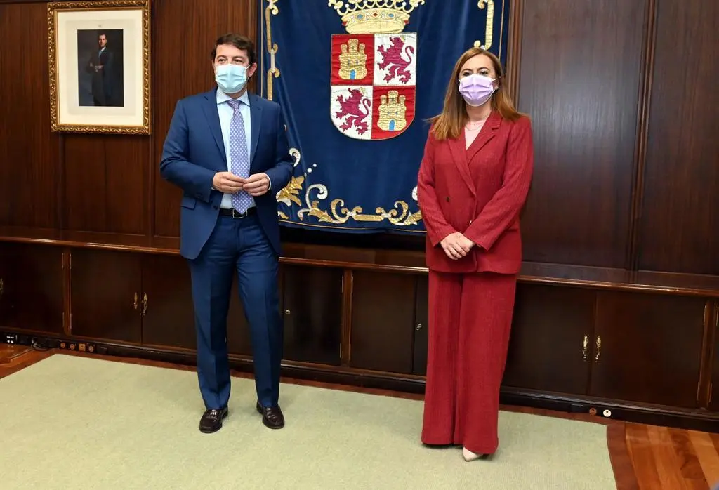 Alfonso Fernández Mañueco y Virginia Barcones