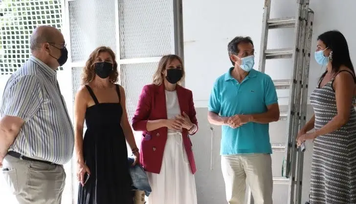 Visita de la Consejera de Educación, Rocío Lucas 