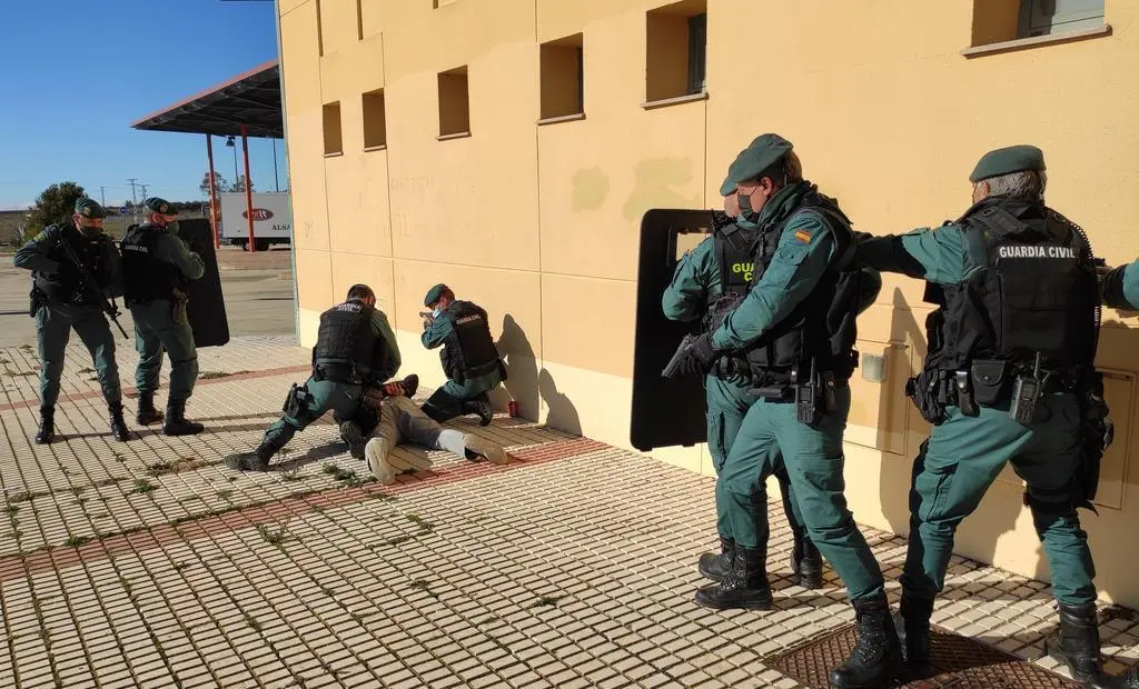 simulacro guardia civil