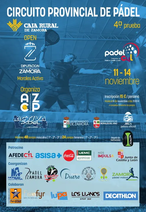 Cartel Open Diputación de Zamora.