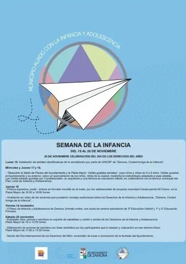 Cartel Semana Infancia