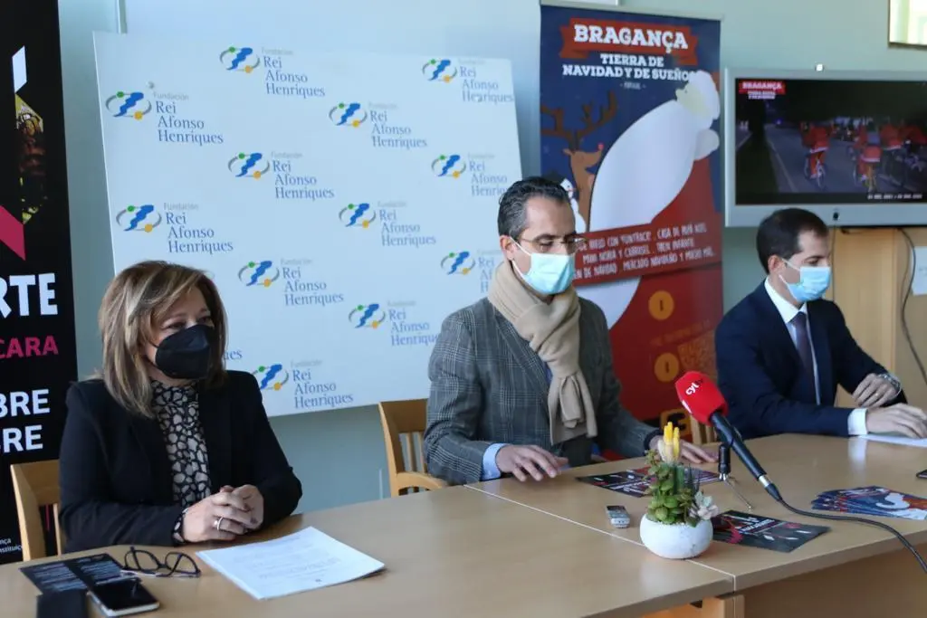 Presentación de las actividades navideñas en Bragança "Terra de Natal e Sonhos" y "Mascararte"