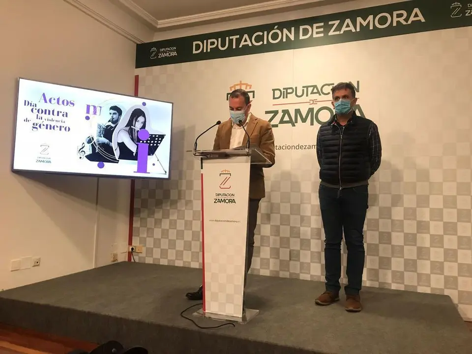 El presidente de la Diputación de Zamora, Francisco Requejo, y el diputado de Política Social, Ramiro Silva.