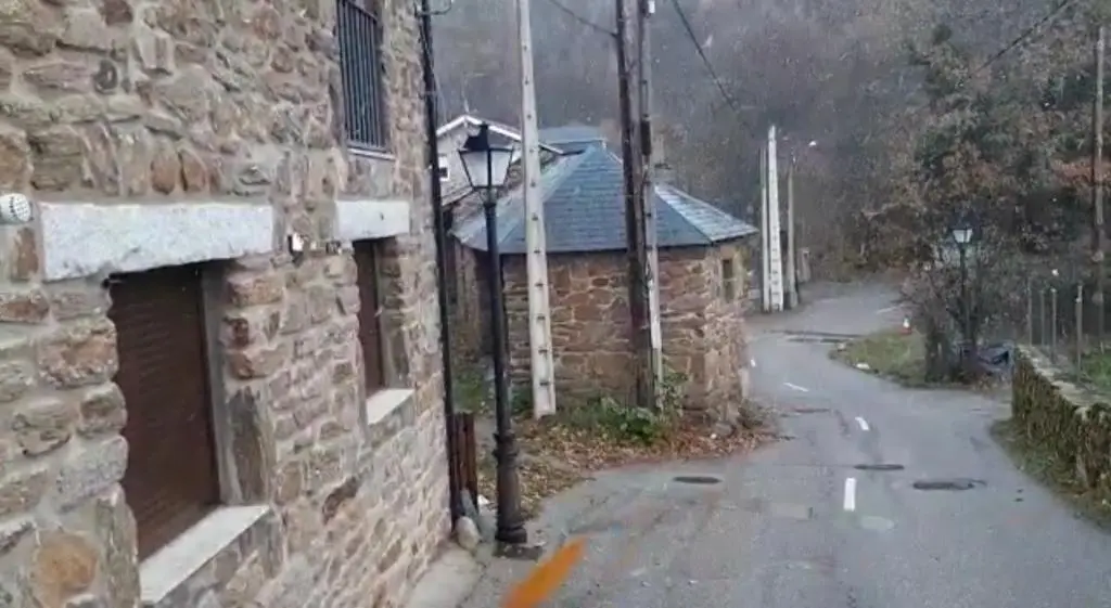 Nieve en Pedrazales.