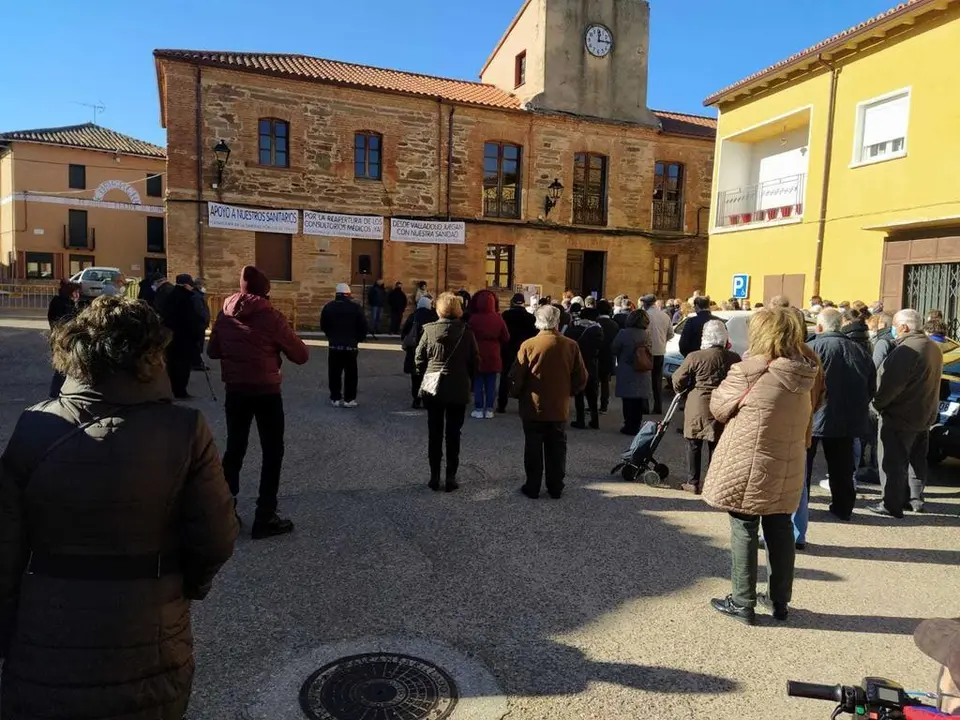 Tábara se manifiesta en favor de una sanidad rural digna. | Foto cedida