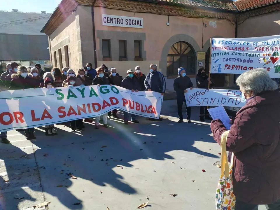 Nueva protesta sanitaria en Bermillo de Sayago