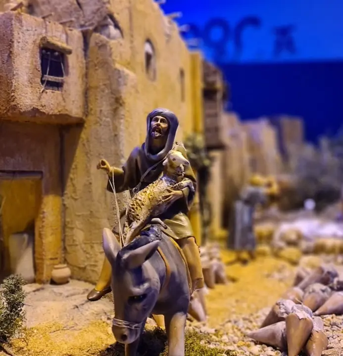 Belén Tradicional realizada un año más por la Agrupación Belenista "La Morana" de Zamora