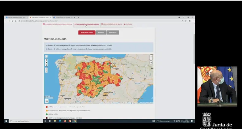 Presentación de los nuevos conjuntos de datos abiertos en el Portal de Salud de Castilla y León