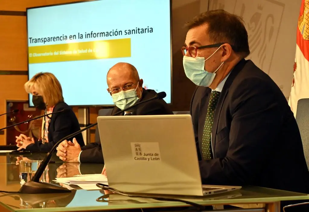 Rueda de prensa Igea, Casado y Garmendia